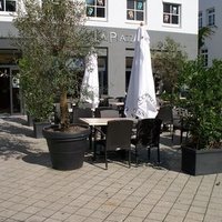 Gastgarten vom La Piazza Da Roberto aus Augsburg